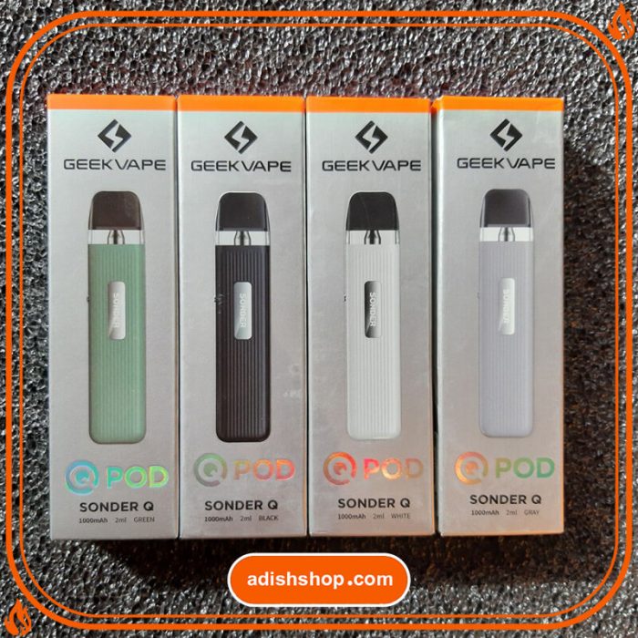 پاد سیستم گیک ویپ ساندر کیو-پاد سیستم اورجینال-آدیش شاپ GEEKVAPE SONDER Q Pod System Kit adishshop.com