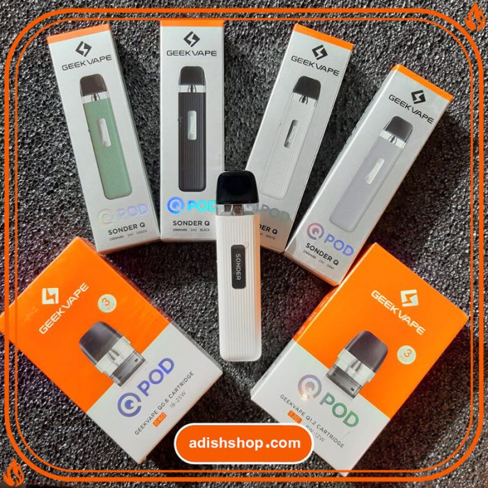 پاد سیستم گیک ویپ ساندر کیو-پاد سیستم اورجینال-آدیش شاپ GEEKVAPE SONDER Q Pod System Kit adishshop.com